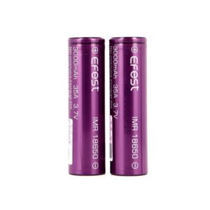 Lot de 2 Accus 35A 18650 3000mAh IMR - Efest
