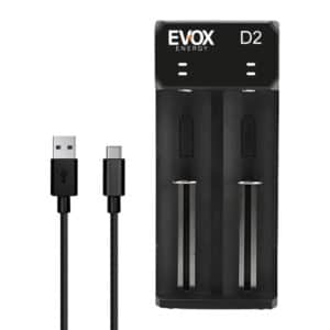 Chargeur d’Accus D2 – Evox Energy